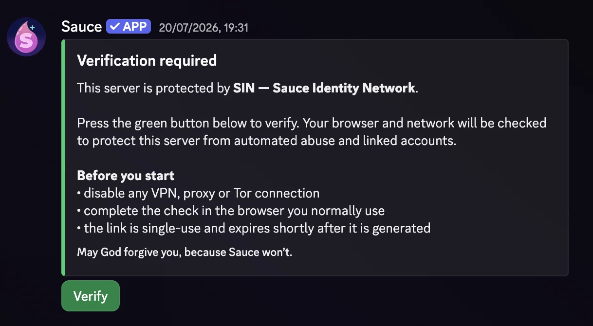SIN / Screen 1