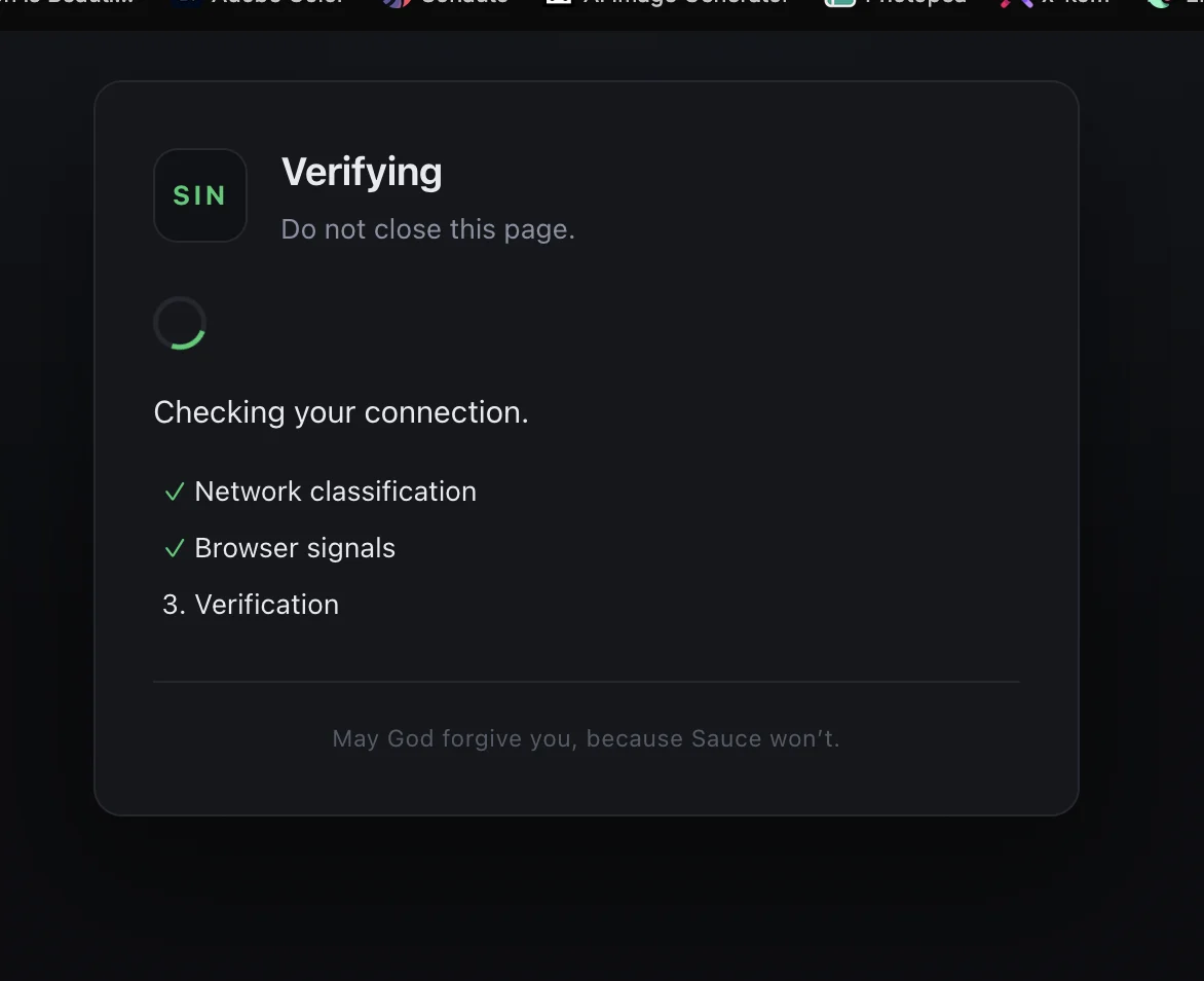 SIN / Screen 2